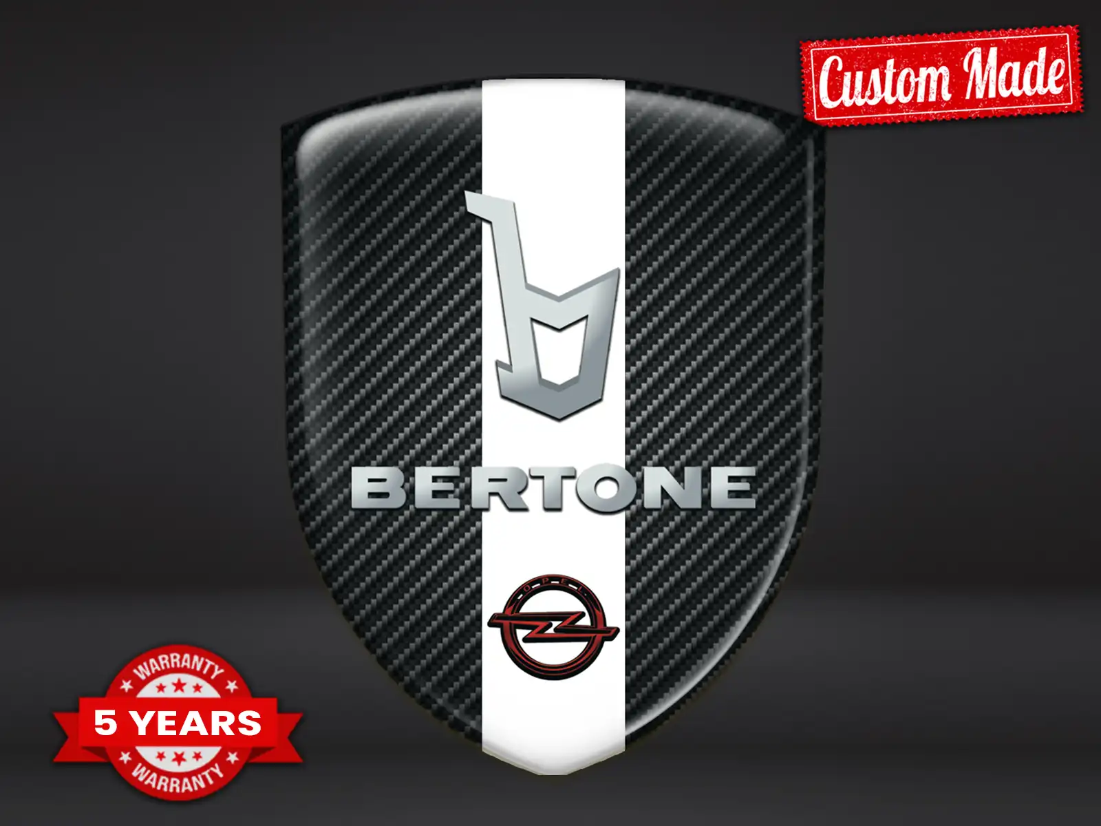 Bertone Stickerdruck Professionell Drift Minimalistisch